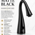 New Stylish Bathroom Tap Designed by Next Cera - Matte Black Color