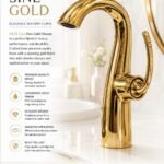 New Stylish Bathroom Tap Designed by Next Cera - Shine Gold Color
